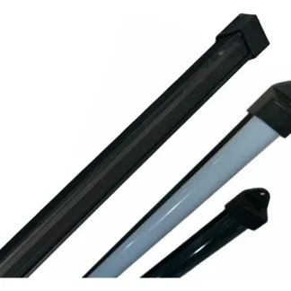 CALHA P/ RACK ALUMINIO LINI PRETA