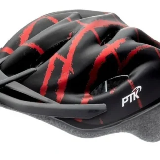 CAPACETE PODIUM PRETO/VERM 385