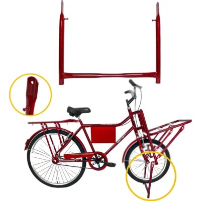 DESCANSO BAGAGEIRO CARGA VERMELHO