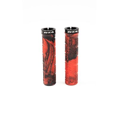 PUNHO MTB 135MM PTO/VERM. C/TRAVA 11702