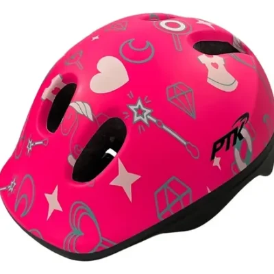 CAPACETE PTK BABY ROSA UNICORNIO 519