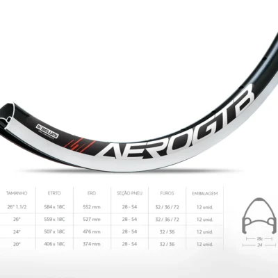 ARO 26X1.9 AERO 32F GTB PTO 32F CNC