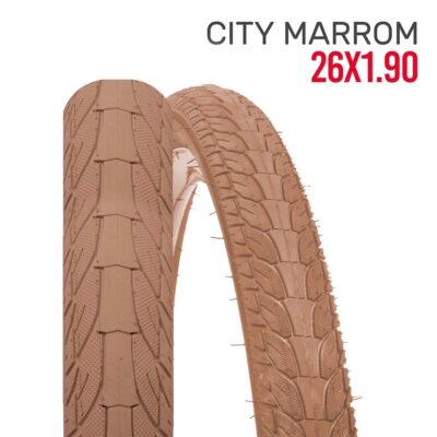 PNEU 26X1.90 SLICK MARRON SRI 44