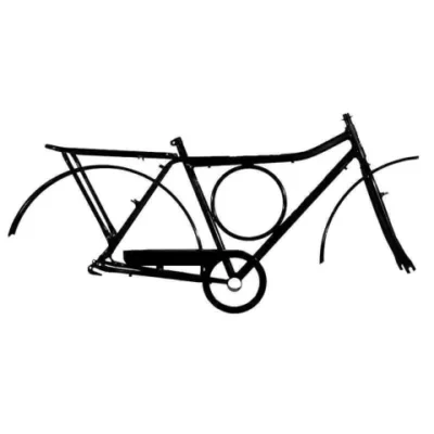 QUADRO 26 BARRA CIRC. PRETO C/PINO