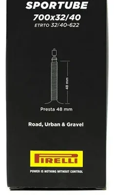 CAMARA 700X32/40 PRESTA PIRELLI 58007