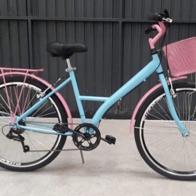 26 BIC. AGILE ELEGANCE 6 VEL AZUL/ROSA 26